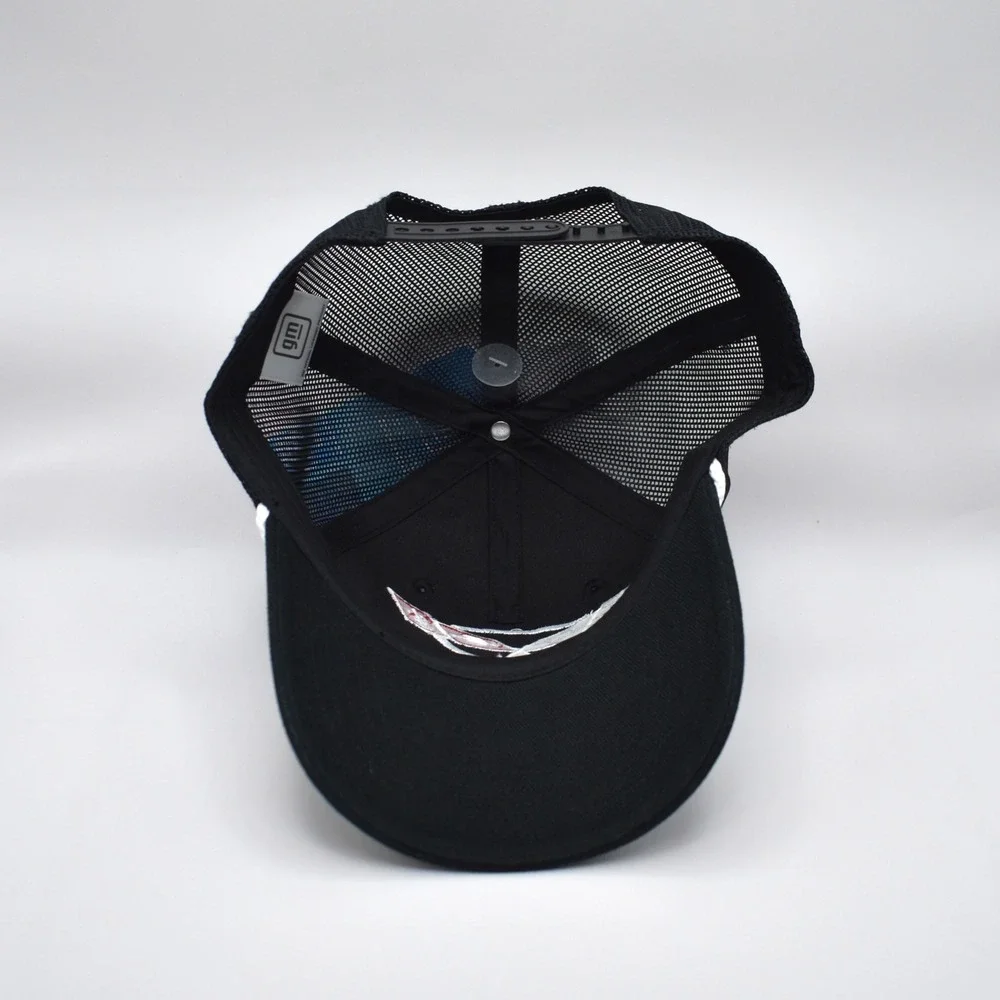 Chevrolet Corvette C5 Rope Snapback Trucker Hat Cap Black Racing GM Official NWT